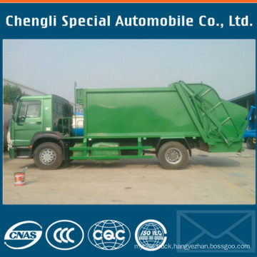 18yards 4X2 Rhd Compactor Type HOWO Sinotruk Garbage Truck